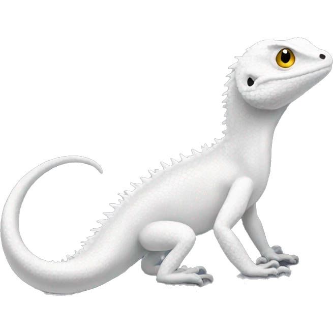 White Lizard  emoji