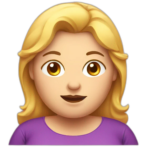Women overweight  emoji