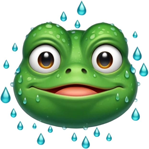 pepe sweating hard emoji