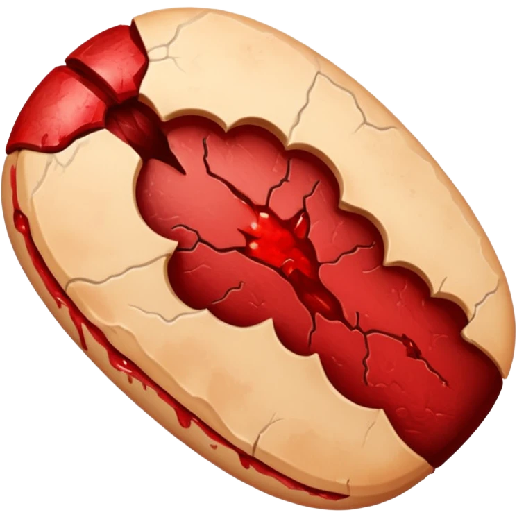 machucado na pele emoji