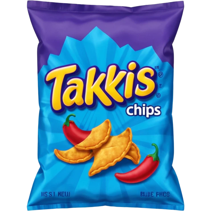 takiss  blue chips bag
 emoji