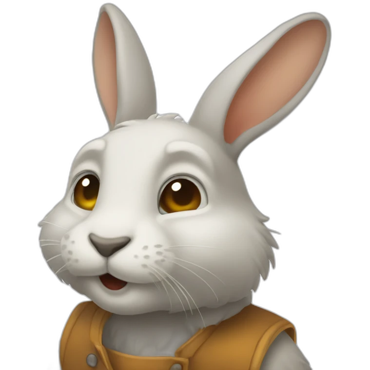 Lapin crétin emoji