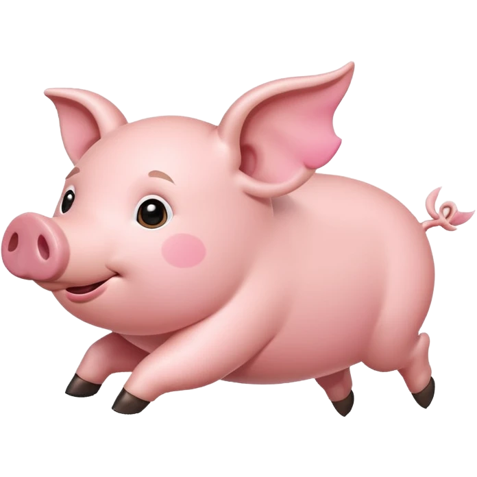 Pigflying emoji