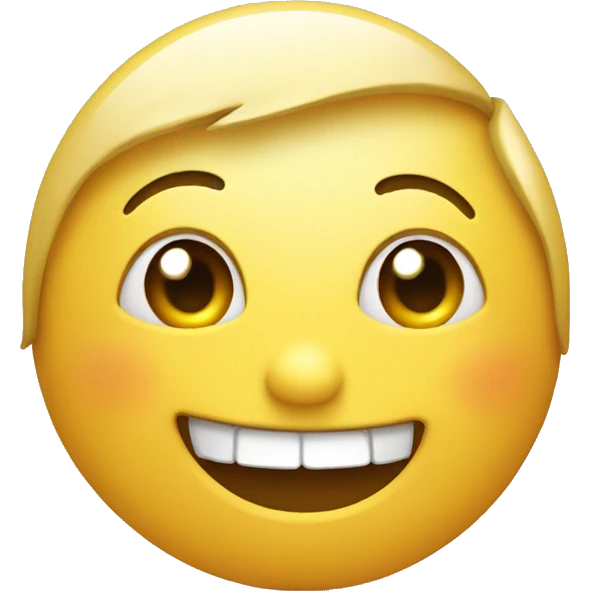 Smile with question mark emoji
