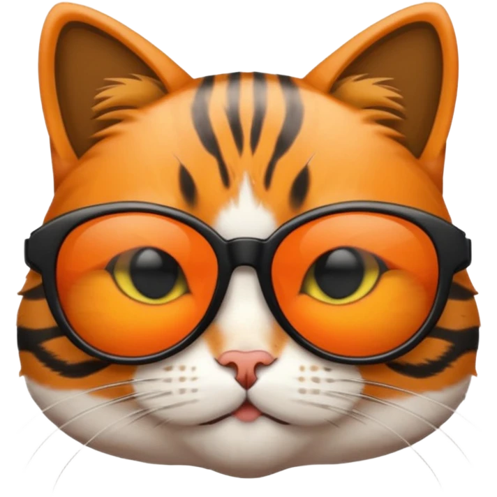 Cat wearing sunglasses emoji