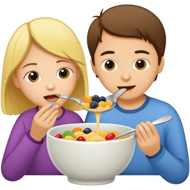 Spoon feeding another person sticker emoji