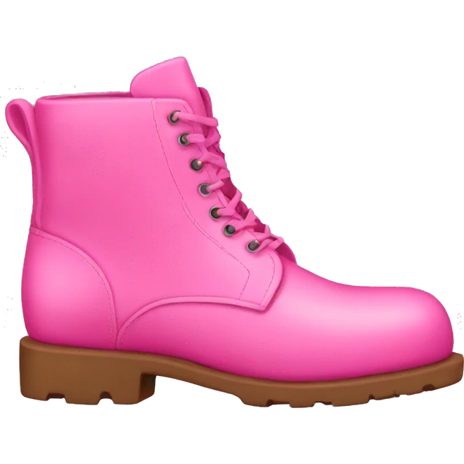 pink boots emoji