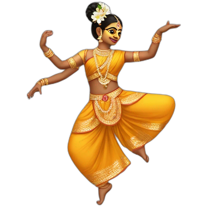 mohiniyattam dancer emoji