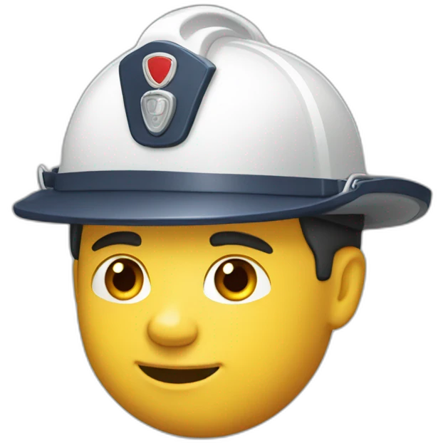 Pompier français emoji