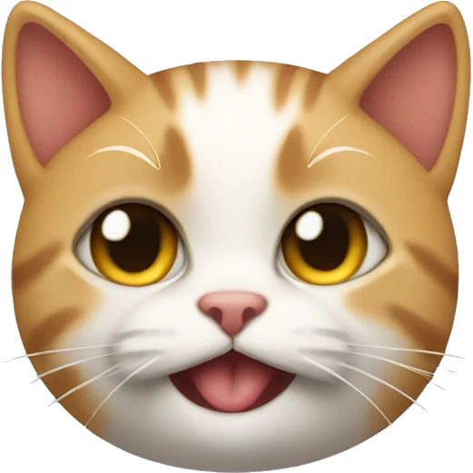 A cute cat with hacker style emoji