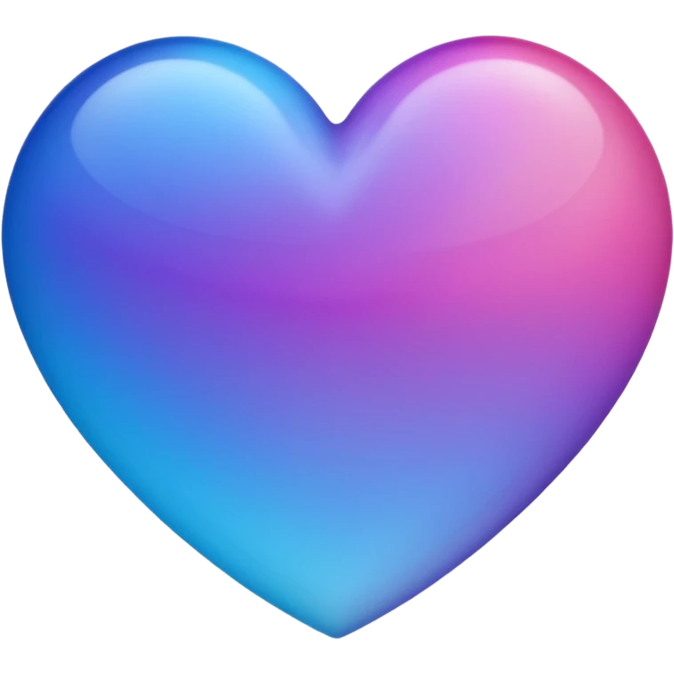 Ombré pink blue purple heart 2016 vibes emoji
