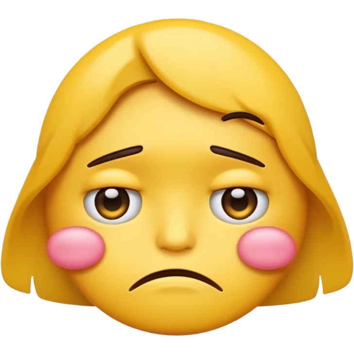 sad pouting emoji  emoji