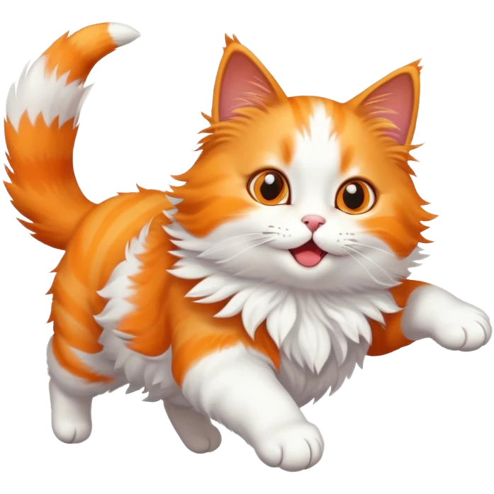 Flying cat  emoji