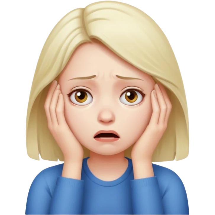 Chica estresada  emoji