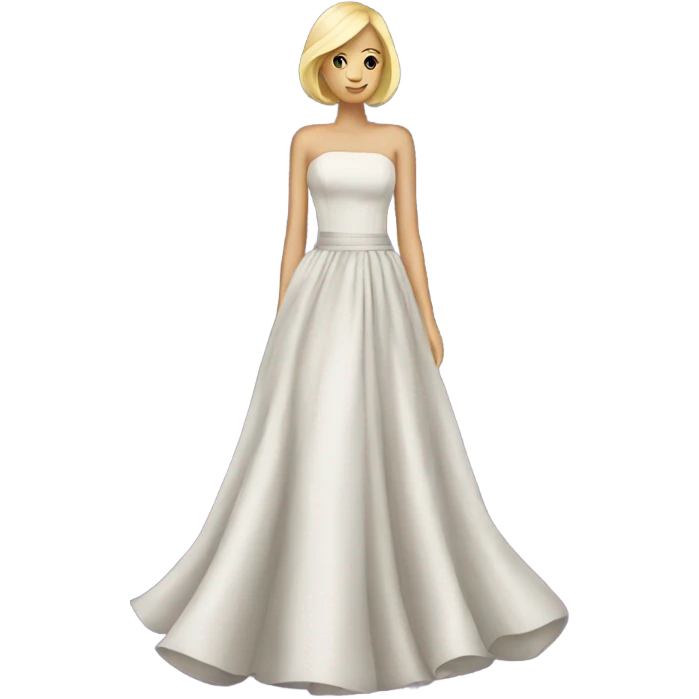 Elegant dress emoji