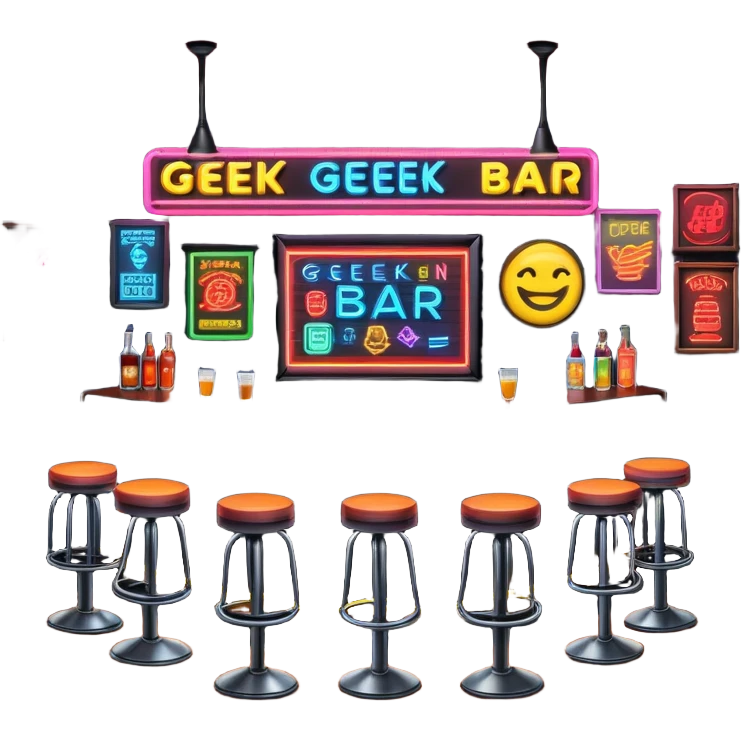 a geek bar emoji