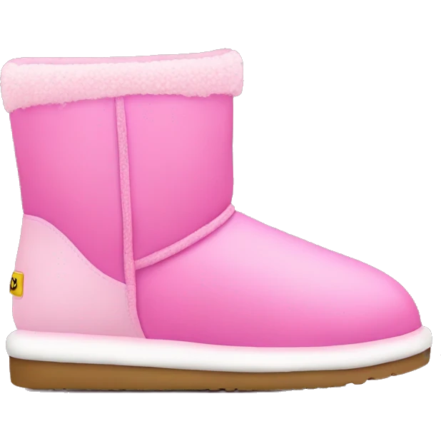 A pink uggs emoji