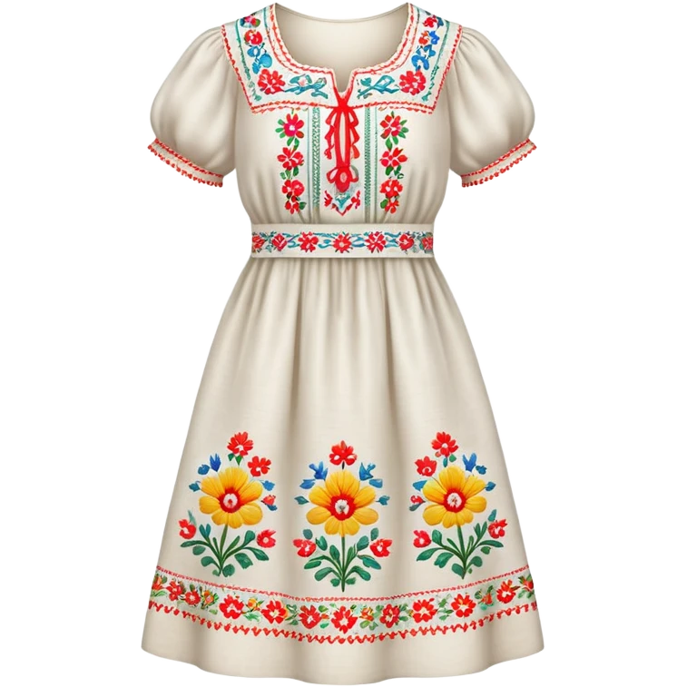 Ukrainian dress emoji