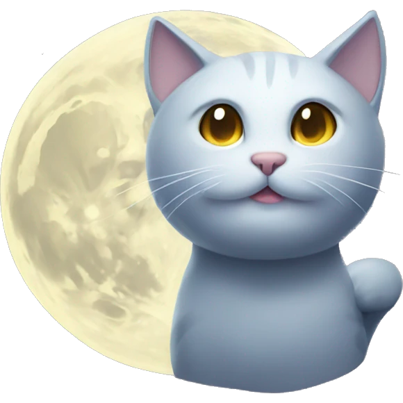 Moon cat emoji