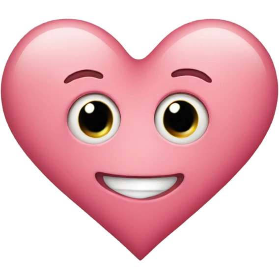 Heart with the words we love Ahja  emoji