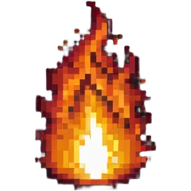long horizontal fire flame emoji