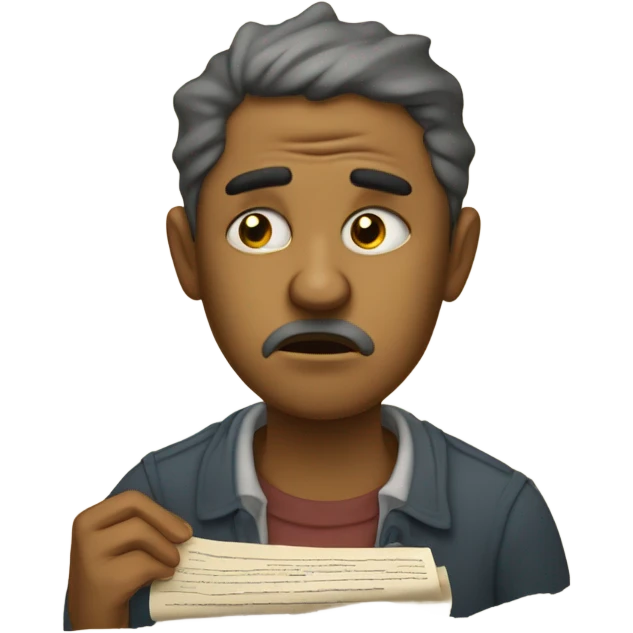 Sad bill of rights emoji