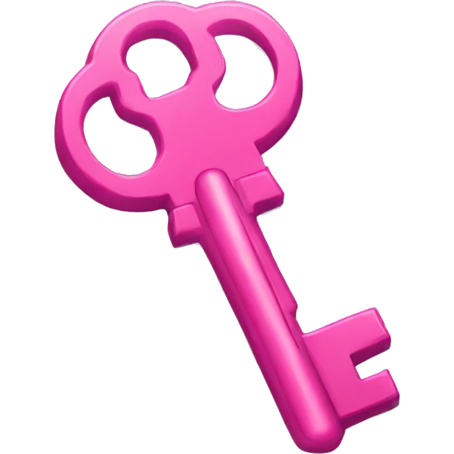 Pink keys  emoji