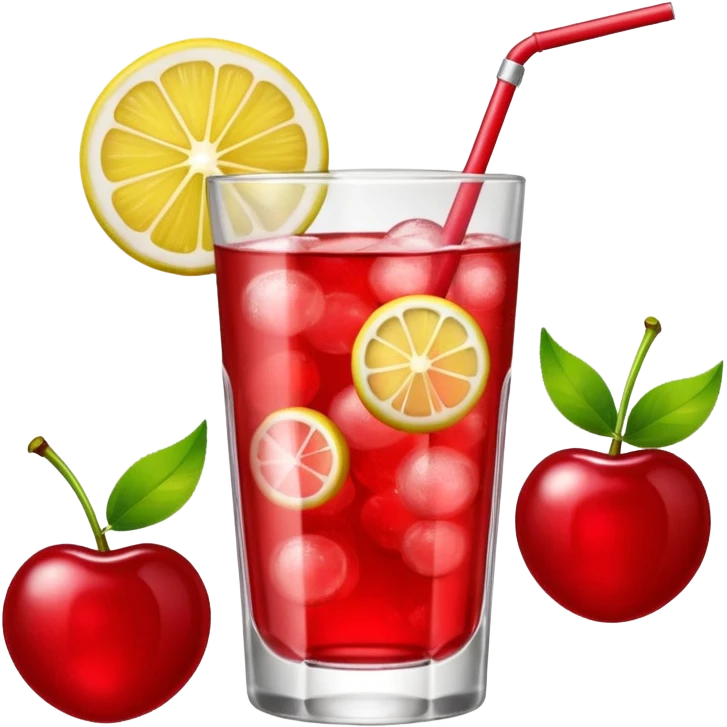 Shirley temple soda  emoji