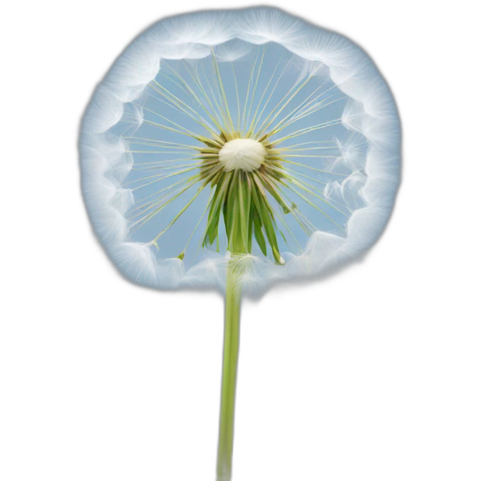 Dandelion seed emoji