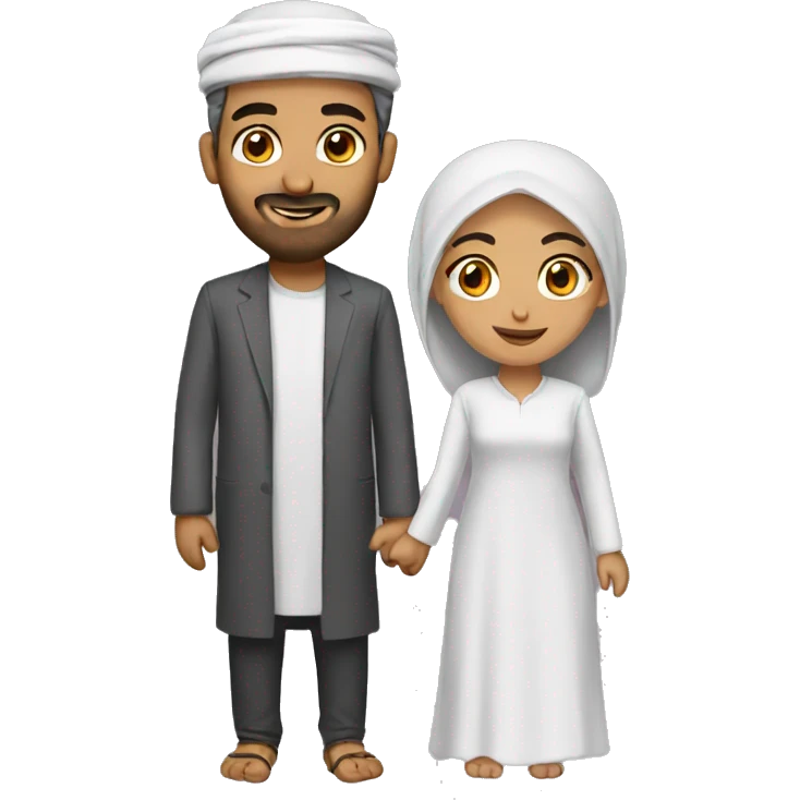 Arab couple  emoji