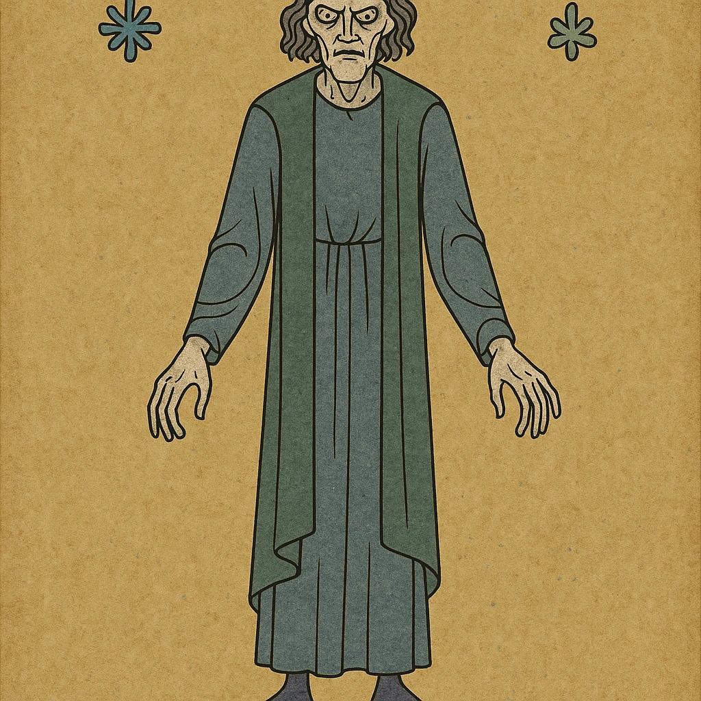 scary tall man, horror style, dark atmosphere, eerie and menacing emoji