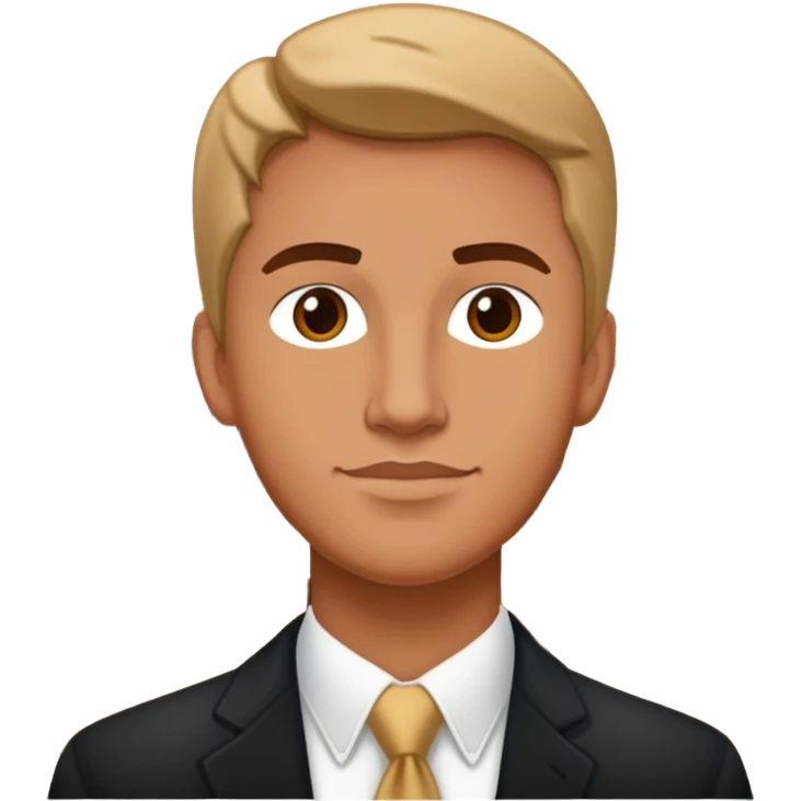 dean boyer in front of harper memorial library emoji
