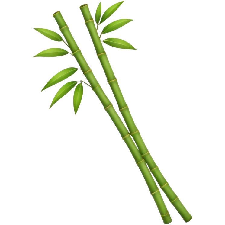 Bamboo stick with leaves emoji emoji