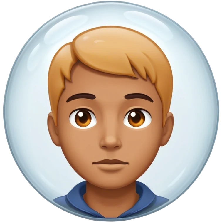 a person inside a bubble emoji