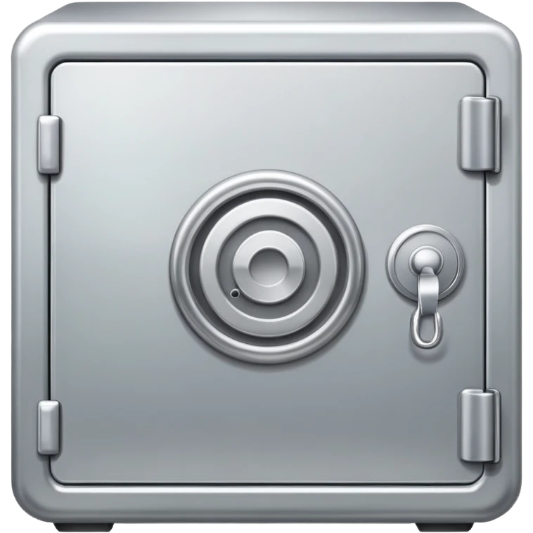 silver safe emoji