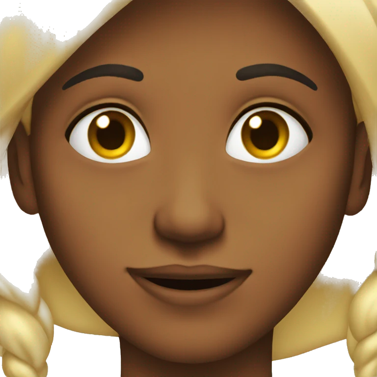 Flirty face emoji