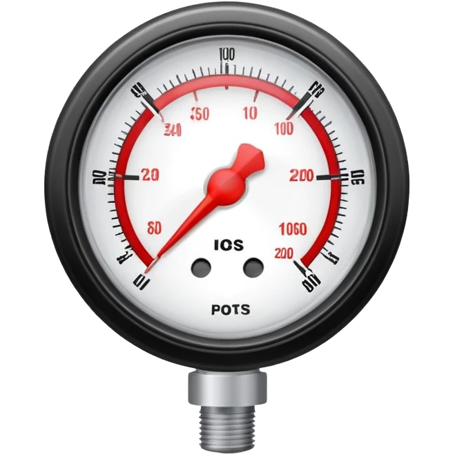 frustrated pressure gauge emoji