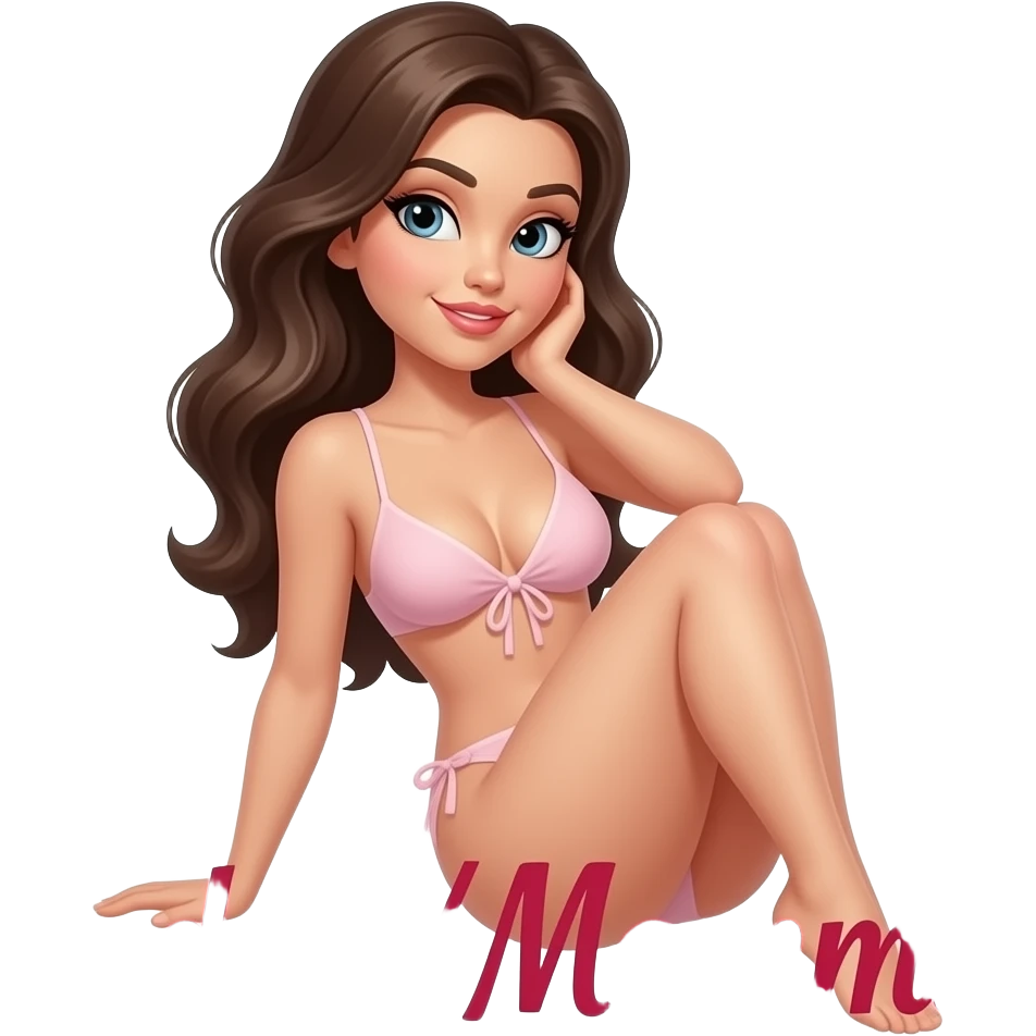 make a naughty sexual and seductive that just says the word "Daddy/Mommy" emoji