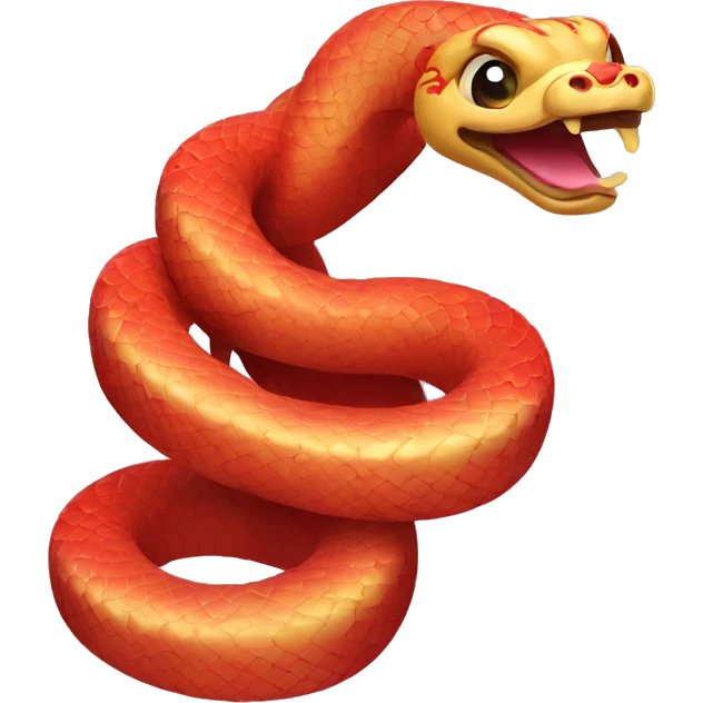 happy Chinese new year snake emoji