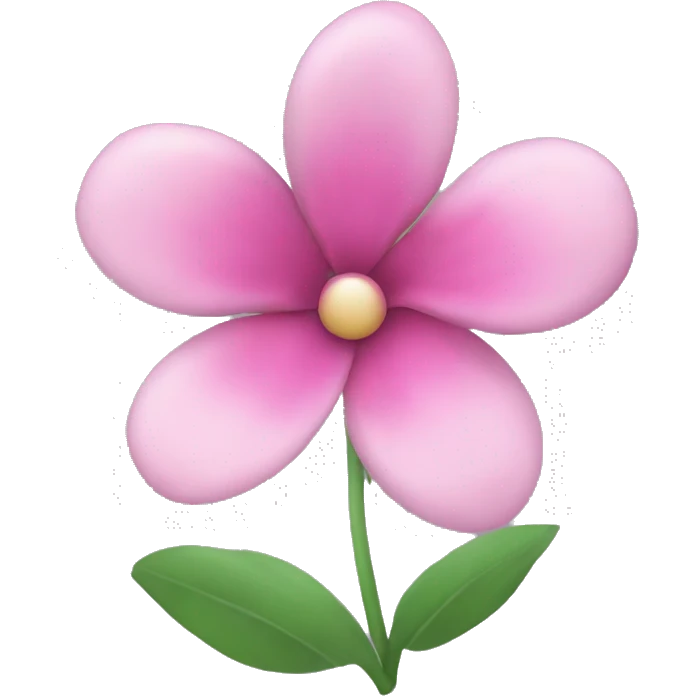 Pink flower emoji