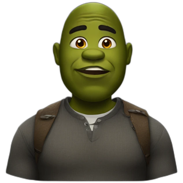 black-shrek emoji