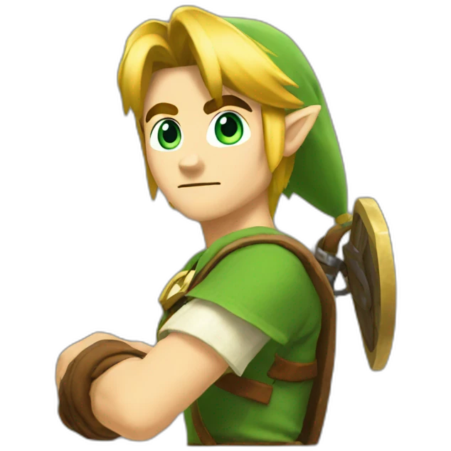 Link from zelda head emoji