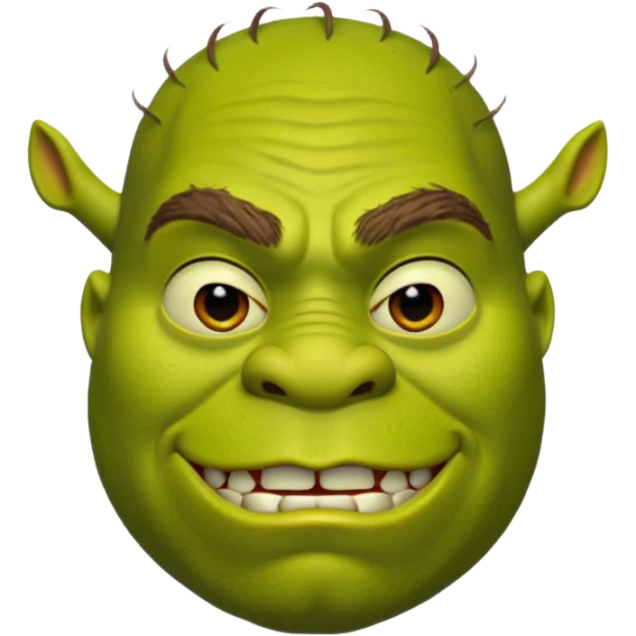 shrek face emoji