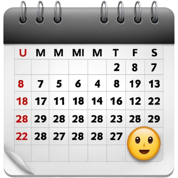 calendar emoji