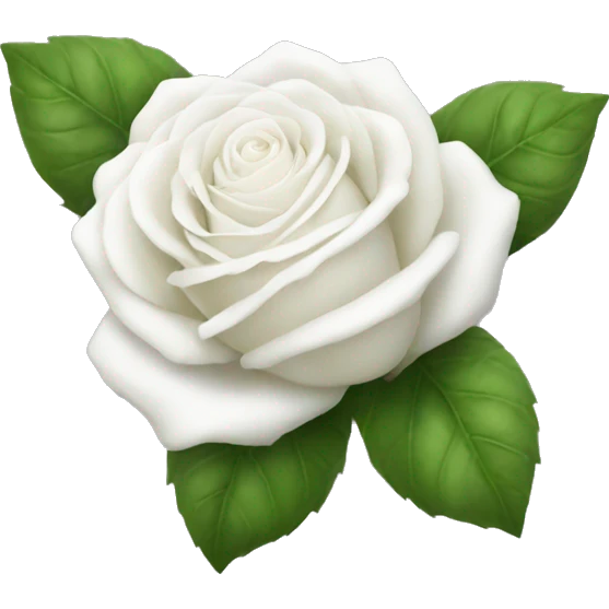white roses emoji