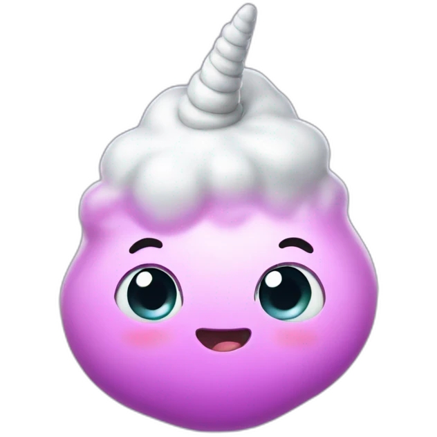 Small unicorn poo emoji