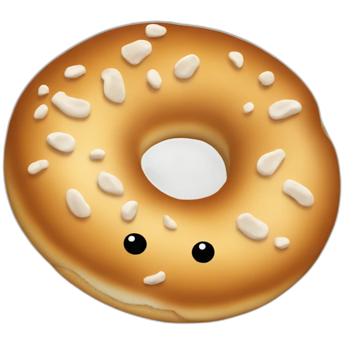 sad bagel emoji