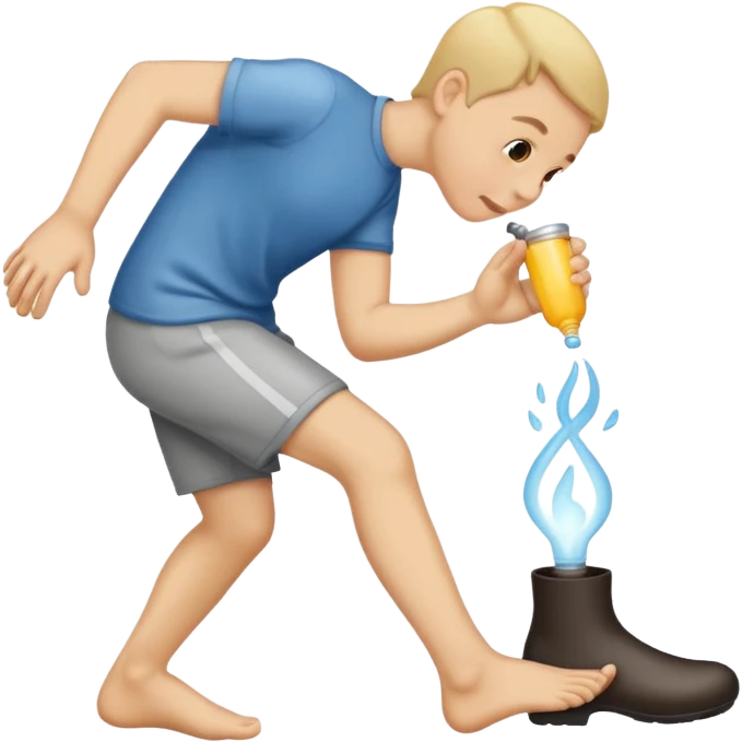 Ayak koklama emojisi emoji