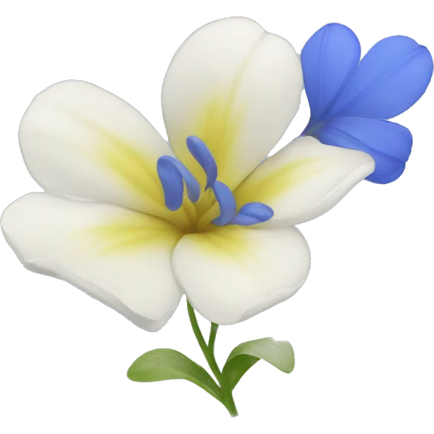 National Bleuet flower emoji