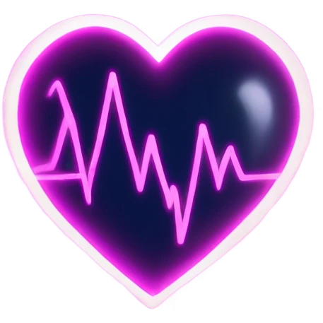 Heart with heartbeat emoji